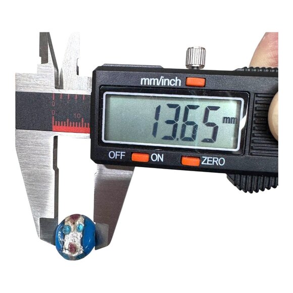 Lot of 10 Handcrafted Lampwork Glass Beads Mixed Color Artisan Jewelry Making - Picture 9 of 12